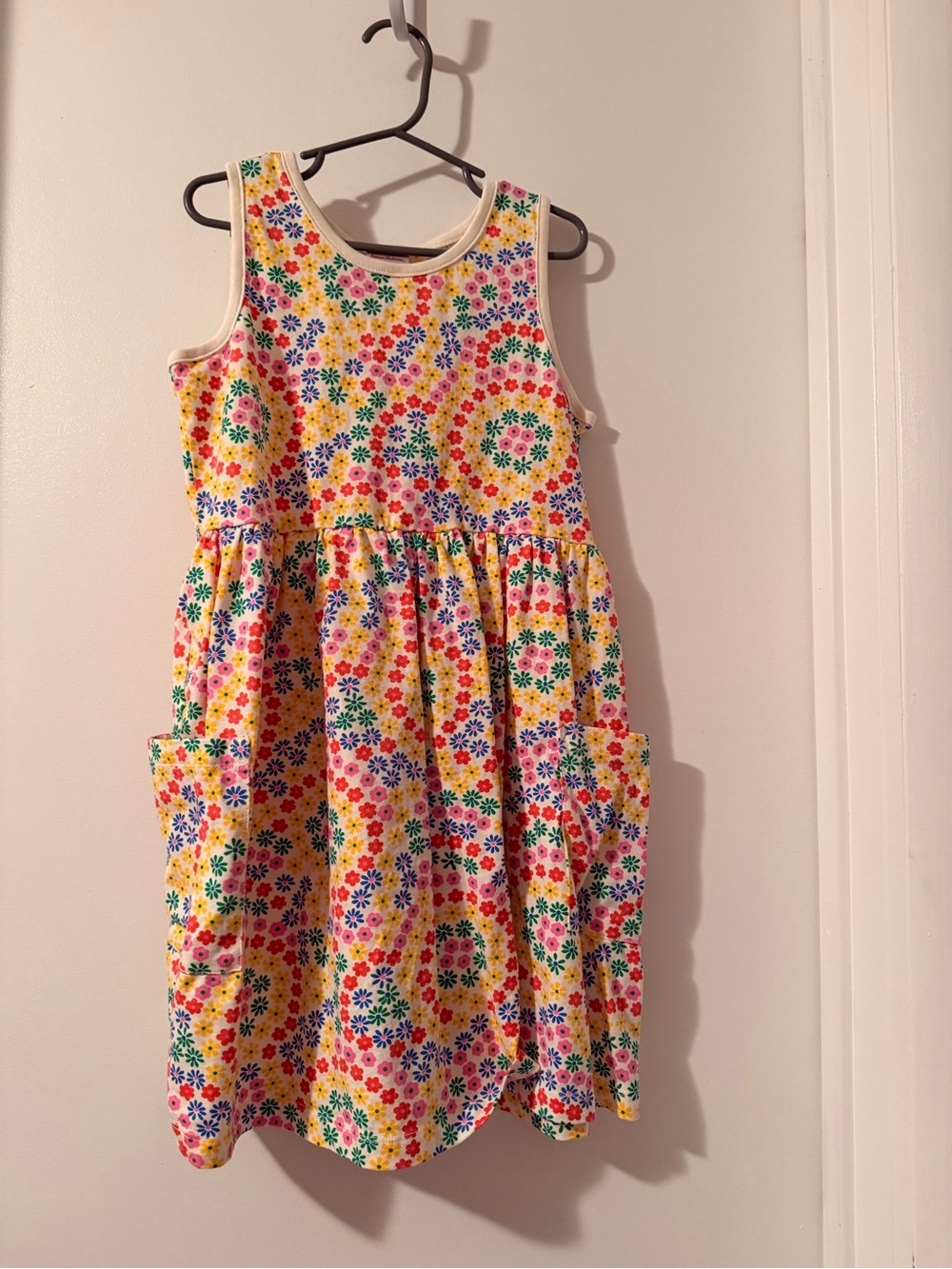 Hanna Andersson Multicolor Tiny Floral Dress — Size 8 / 130